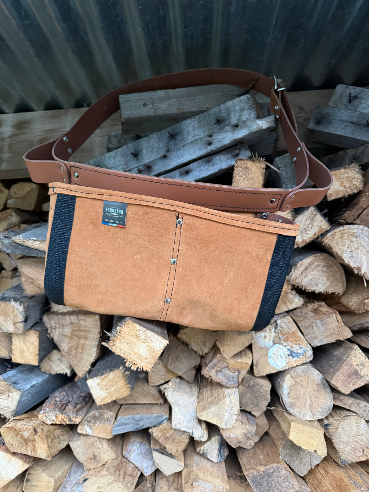 Ceinture porte outils deux poches grande contenance